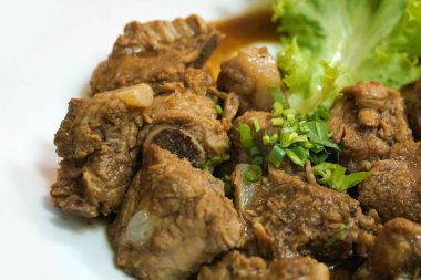 pişmiş domuz kaburga Barbekü yedek