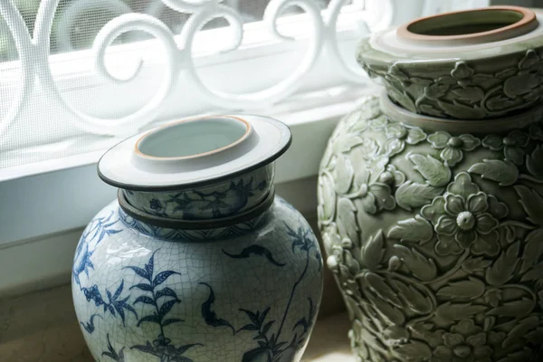 Vaso Tradizionale Modello Cinese — Foto Stock