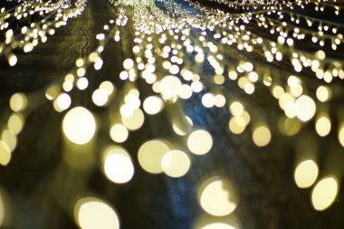 sarı ışık bokeh daire Noel dekorasyon led ampul