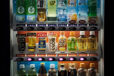 Japonya içecek otomat