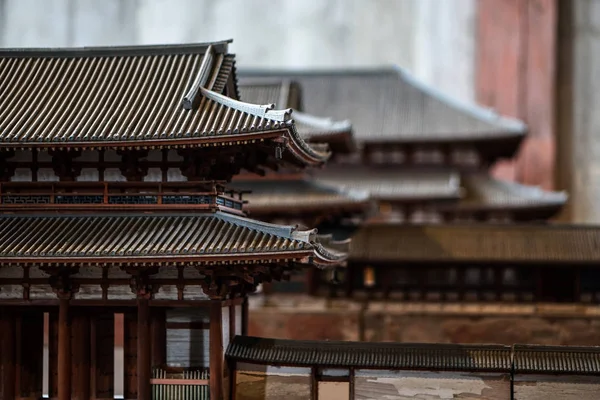 Japão Casa Tradicional Modelo Pagode Templo Residencial — Fotografia de Stock