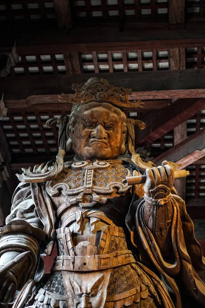 Todaiji tapınağında buda görüntü heykeli tanrıça, Nara, Japonya
