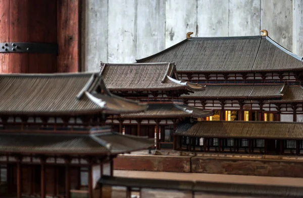 Japão Casa Tradicional Modelo Pagode Templo Residencial — Fotografia de Stock