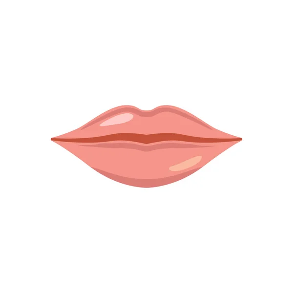 Design-Ikone für den menschlichen Mund — Stockvektor