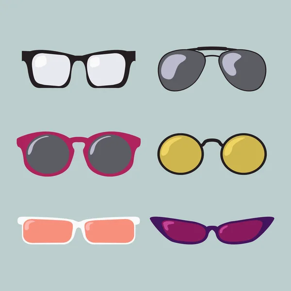 Lunettes couleur moderne — Image vectorielle