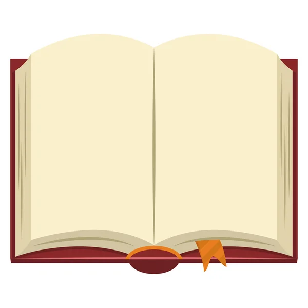 Libro abierto icono — Vector de stock