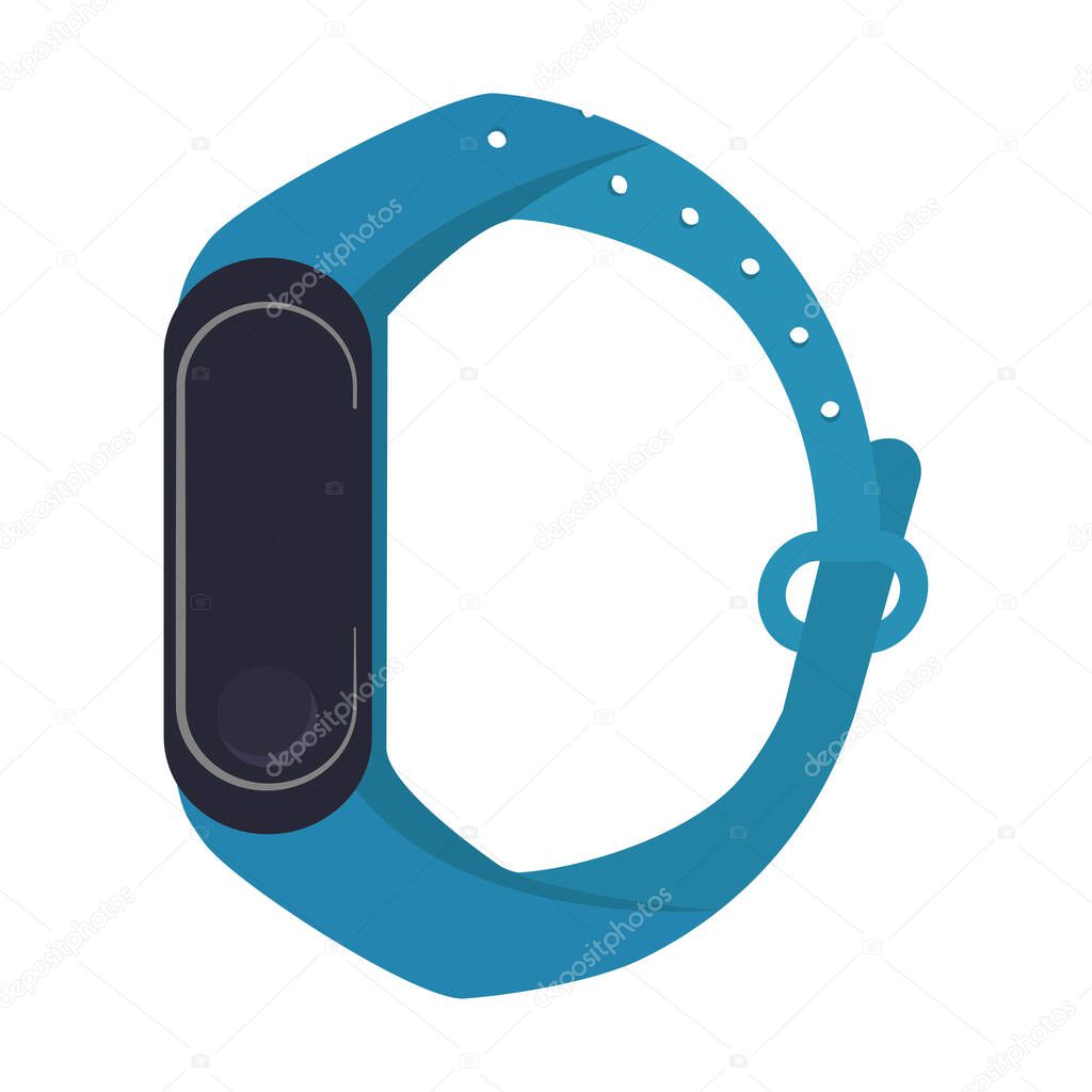 Wearable technology in watch icon vector illustration design