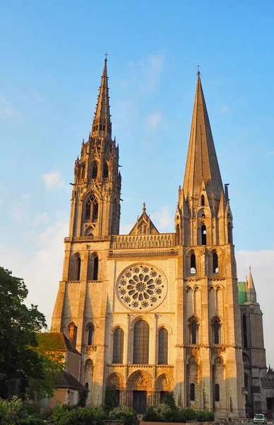 Eure Katedrali Notre-Dame de Chartres IND Chartres görünümünü et Loire Valley, Fransa Loir bölümü