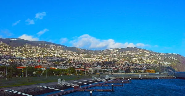 Vista Panorâmica Funchal Ilha Madeira Portugal — Fotografia de Stock