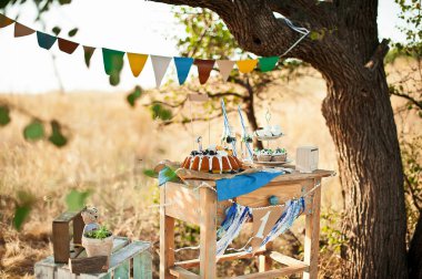 Doğum günü partisi, ilk Bebek Doğum günü için açık şeker