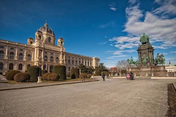 Відень Австрія Березня 2018 Зовнішнє Музей Природної Історії Відня Марія — стокове фото