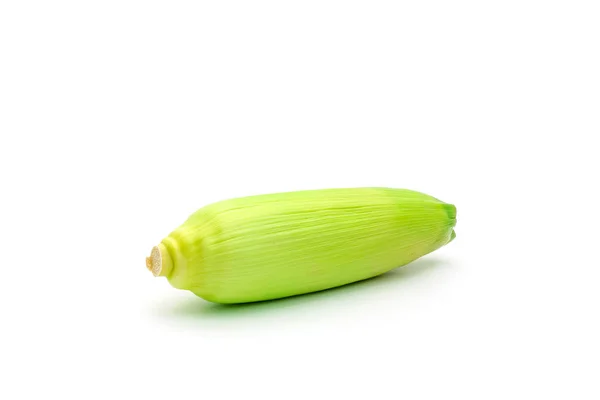 孤立的双音甜玉米在白色背景 — 图库照片