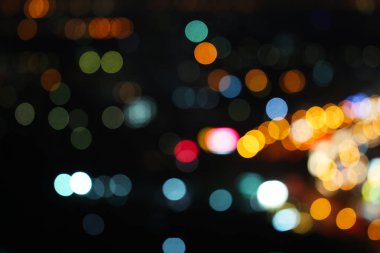 Soyut çeşitli renkli bulanık bokeh arka plan olarak