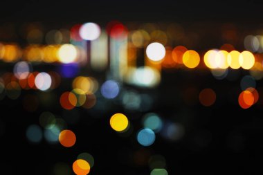 Soyut çeşitli renkli bulanık bokeh arka plan olarak