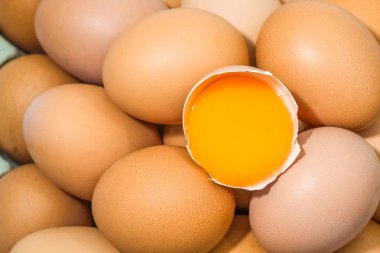 yumurta üst görünümü yığını kadar yakın