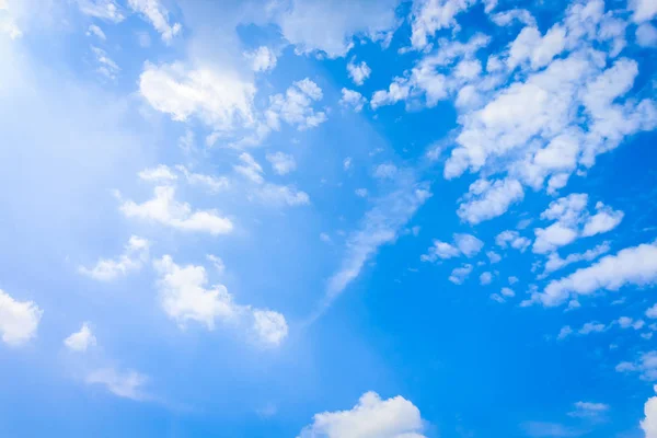 Clear Blue Sky Cloudy Background Wallpaper Pastel Sky Wallpaper — Stock Photo, Image