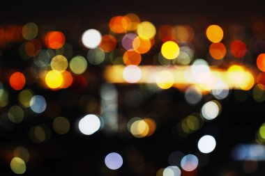 Soyut çeşitli renkli bulanık bokeh arka plan olarak