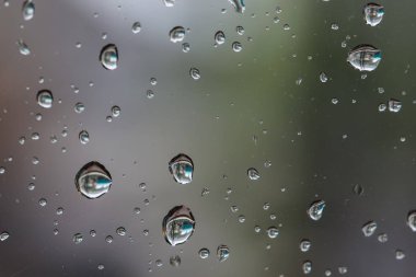 Soyut su açılan arka plan, bulanıklık ve bokeh, yağmur