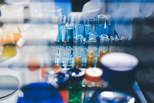 Researchers working in the clinical laboratory