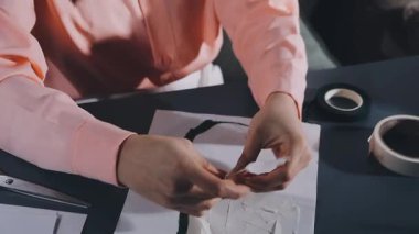 designer working on a tablet