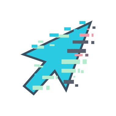 Teknoloji ve yeniliği sembolize eden dijital imleç simgesi.