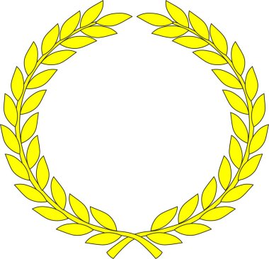 Sarı çelenk - zafer ve başarı sembolü