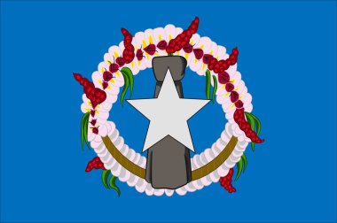 Kuzey Mariana Adaları (ABD), Saipan - Mikronezya bayrağı