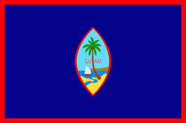 Guam (ABD), Hagåtña - Melanezya bayrağı