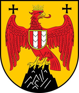 Coat of arms of Burgenland in Austria clipart