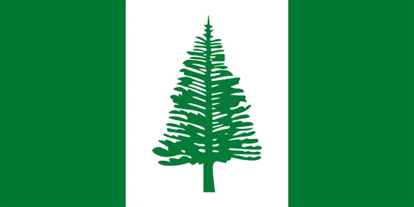 Flagge von norfolk island — Stockvektor