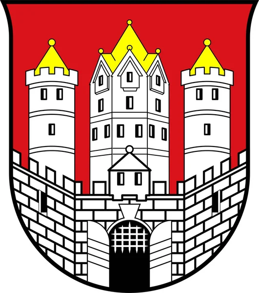 Герб Зальцбурга в Австрії — стоковий вектор