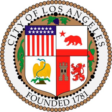 Los Angeles City arması, Kaliforniya, ABD
