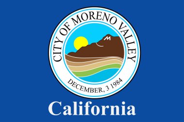 California, Amerika Birleşik Devletleri içinde Moreno Vadisi bayrağı