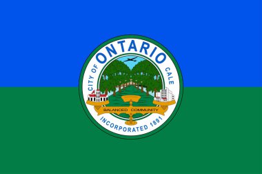 California, Amerika Birleşik Devletleri içinde Ontario bayrağı