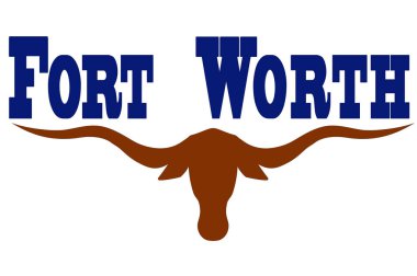 Şehir Fort Worth, Teksas, ABD bayrağı