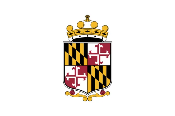 Σημαία της πολιτείας της Άννας ' ραντολ του Μέριλαντ, ΗΠΑ — Διανυσματικό Αρχείο