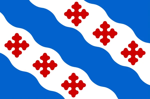 Σημαία του Rockville στην κομητεία του Μοντγκόμερι του Μέριλαντ, Ηνωμένες Πολιτείες — Διανυσματικό Αρχείο
