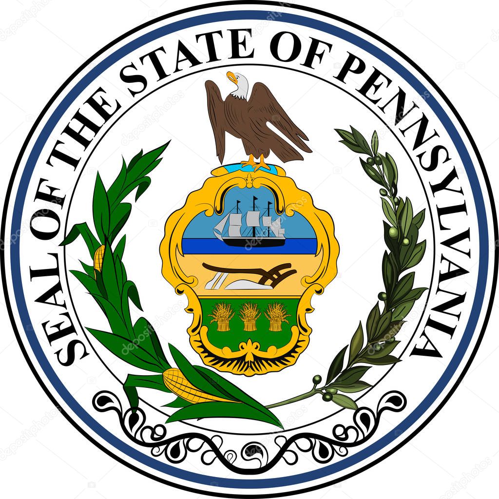 Coat of arms of Pennsylvania, USA