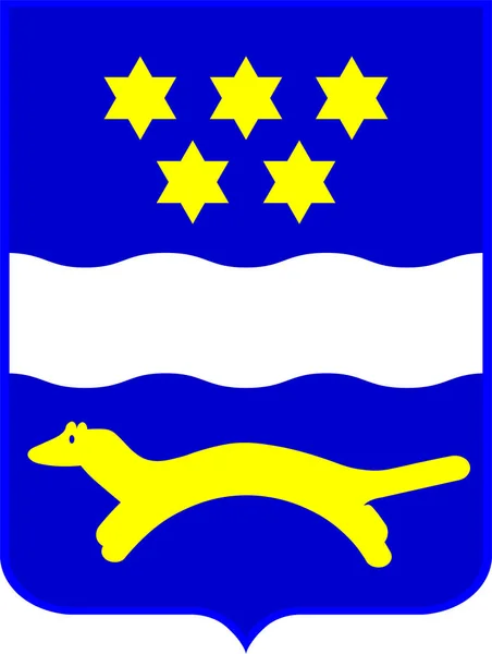 Escudo de armas del Condado de Brod-Posavina de Croacia — Archivo Imágenes Vectoriales