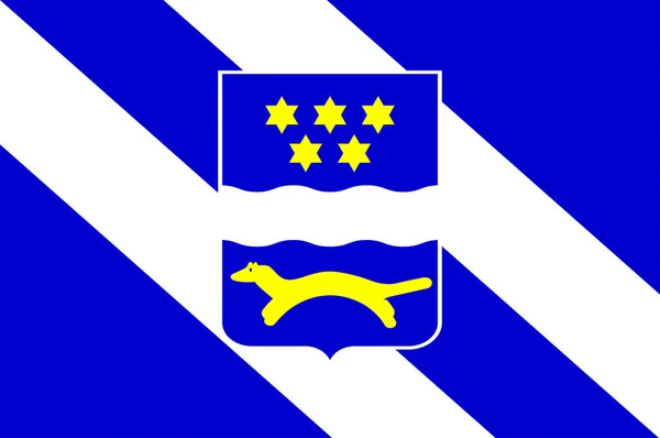 Bandera de Brod-Posavina County of Croatia — Archivo Imágenes Vectoriales
