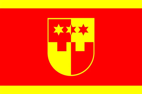 Vlag van de provincie Krapina-Zagorje in Kroatië — Stockvector