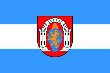 Vukovar içinde Vukovar-Srijem Ilçesi Hırvatistan bayrağı