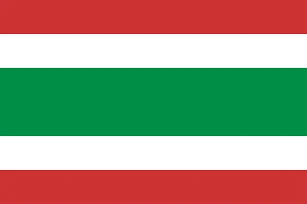 Vlag van Praag 3 in Tsjechië — Stockvector