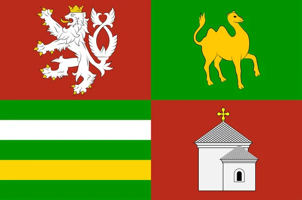 Герб регіону Плзен (Чехія) — стоковий вектор