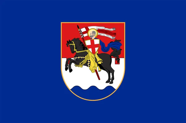 Escudo de armas de Zadar en Croacia — Archivo Imágenes Vectoriales