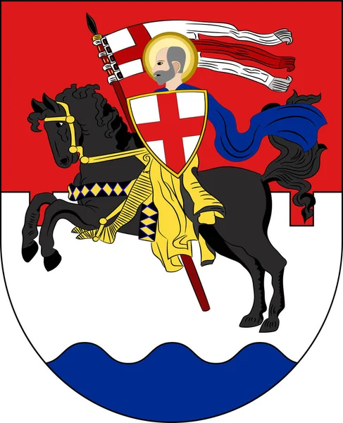 Wappen von Zadar in Kroatien — Stockvektor