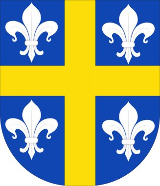 Almanya'da Saarland'da Sankt Wendel arması