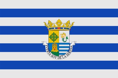 İspanya Extremadura Villanueva de la Serena Bayrağı