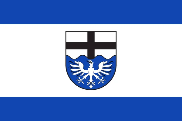 Bandera de Moehnesee en Renania del Norte-Westfalia, Alemania — Vector de stock