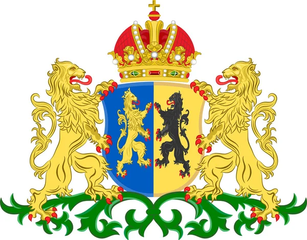 Wappen von Gelderland, Niederlande — Stockvektor